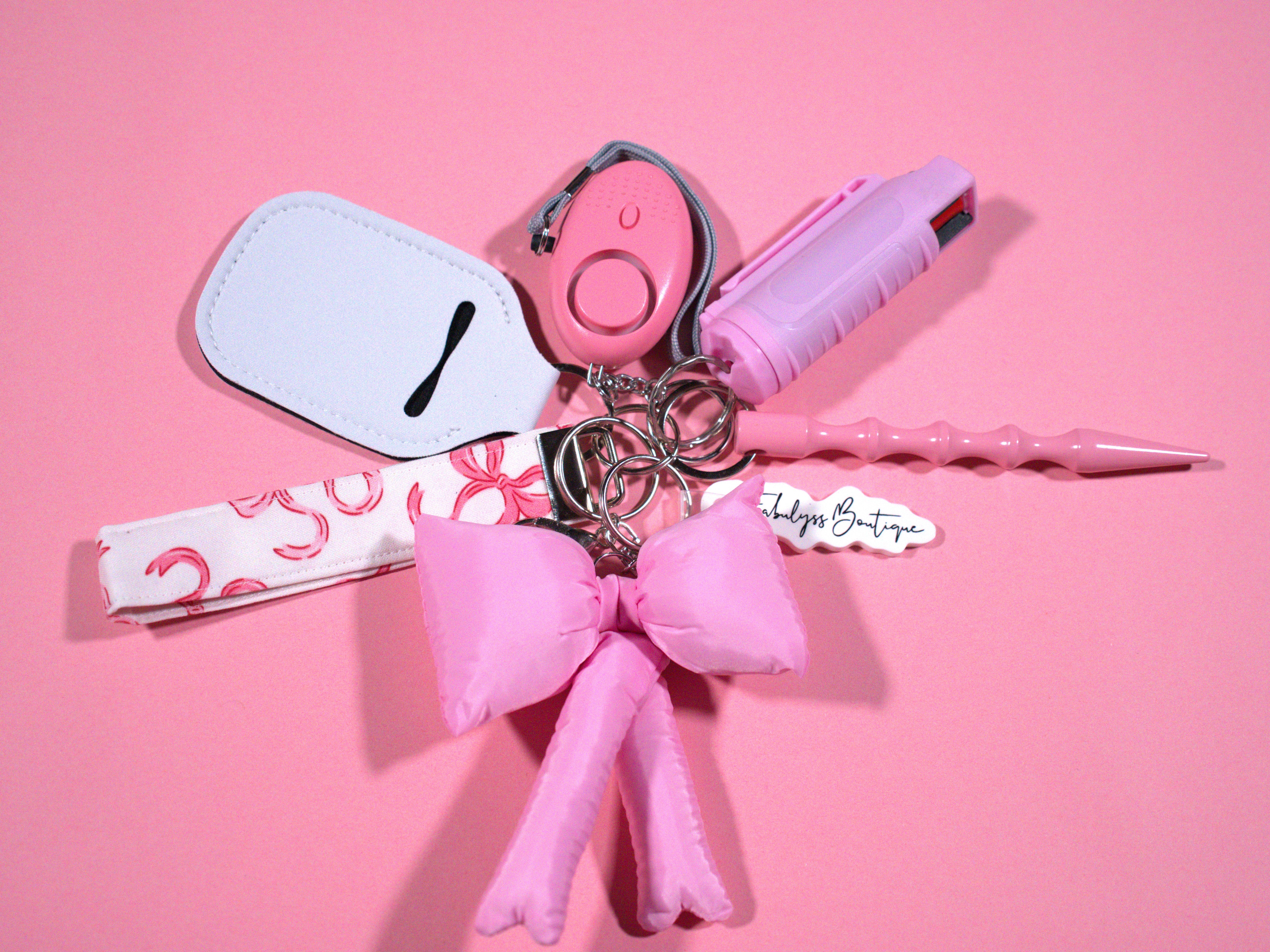 Coquette Safety Keychain