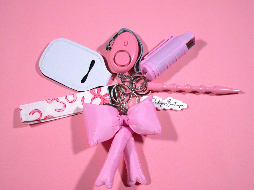 Coquette Safety Keychain