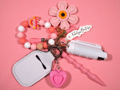 Stay Groovy Safety Keychain