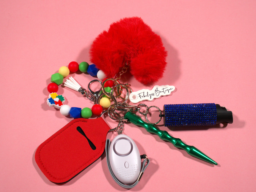 Autism Awareness Safety Keychain