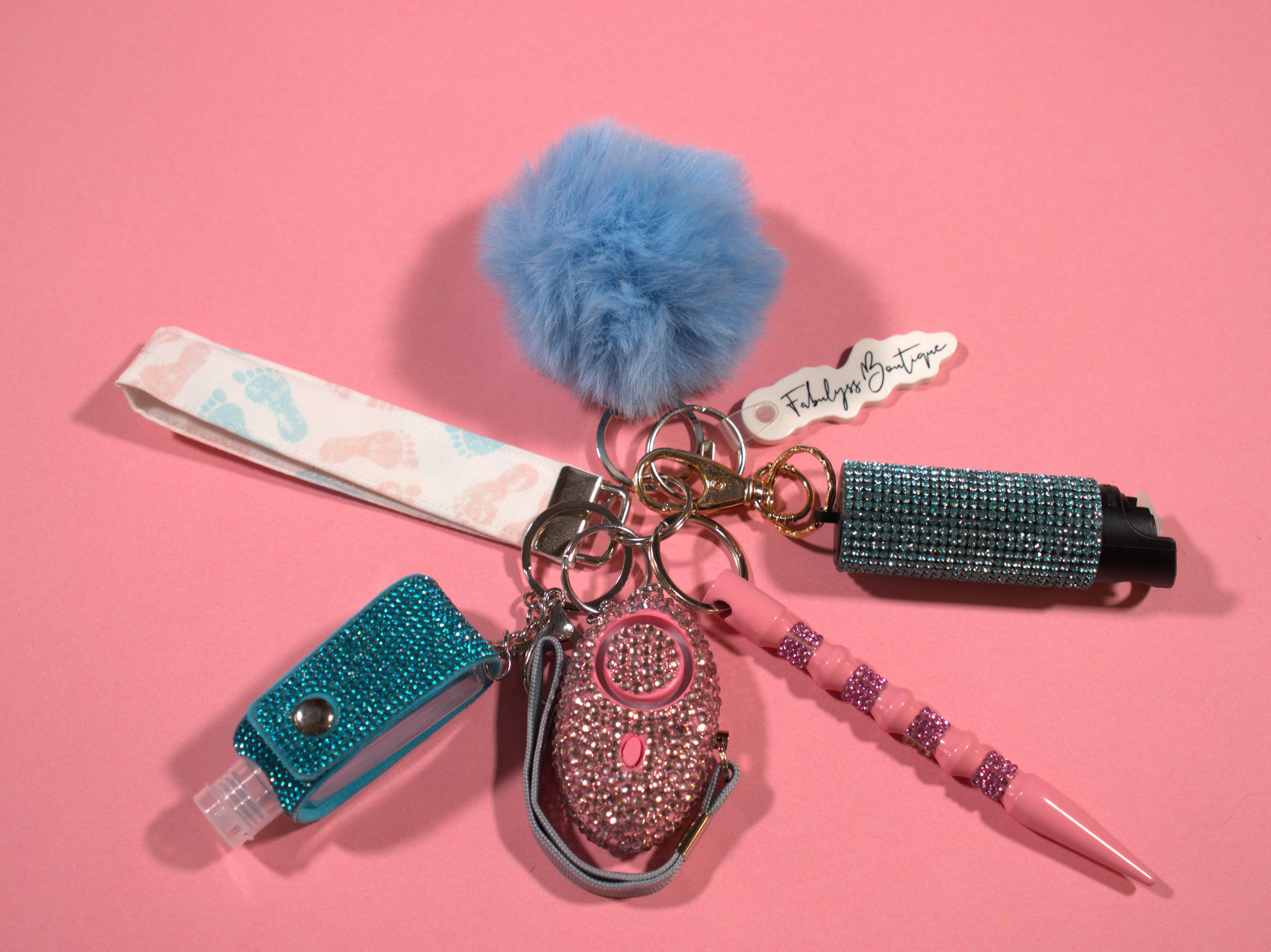 Angel Baby Safety Keychain