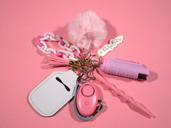 Blush Safety Keychain