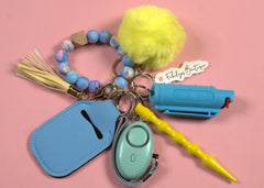 Tie Dye Safety Keychain