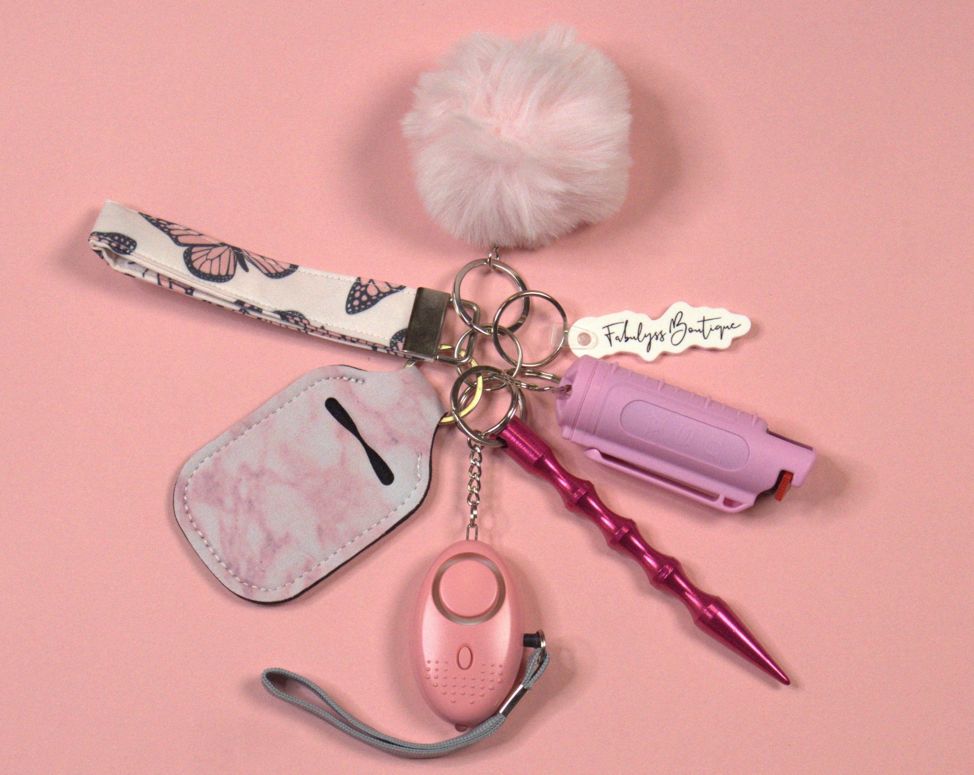 Butterfly Effect Safety Keychain