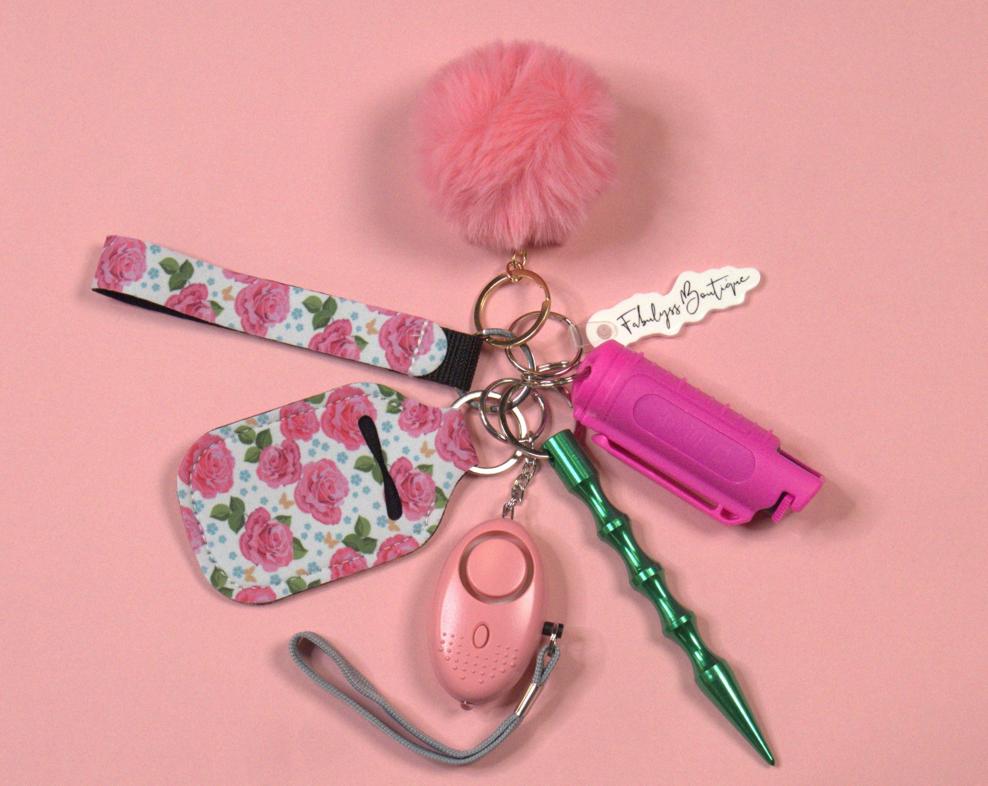 Rosé Safety Keychain