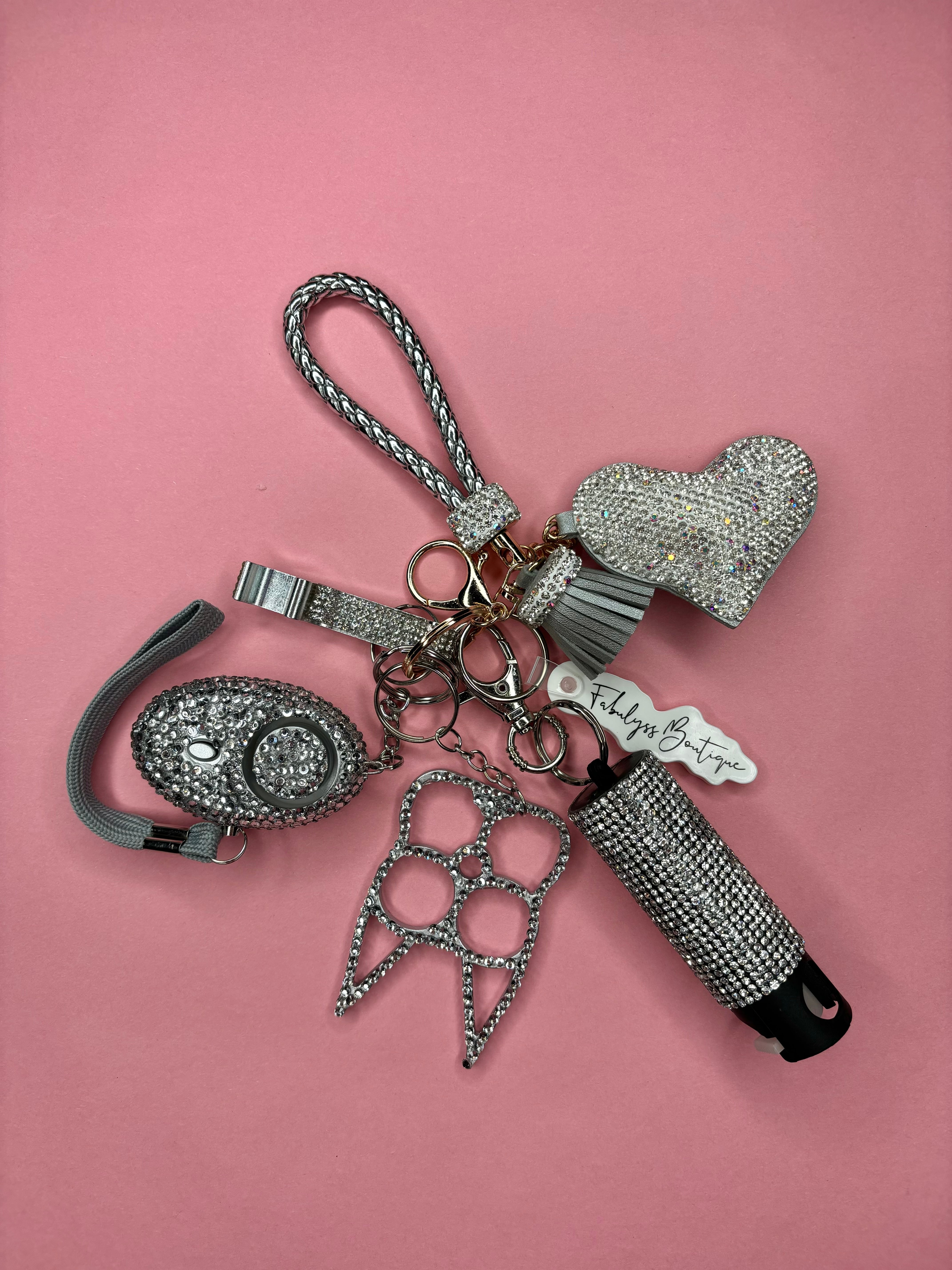 Blinging in the New Year Safety Keychain