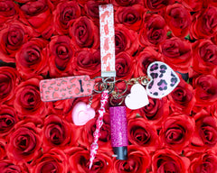 Prowl In Pink Safety Keychain