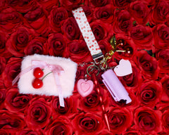 Sweetheart Cherry Safety Keychain
