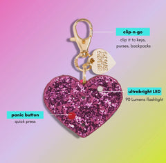 Sequin Heart Alarm