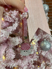 Bling Santa Keychain