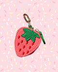 Strawberry Coin Purse Keychain