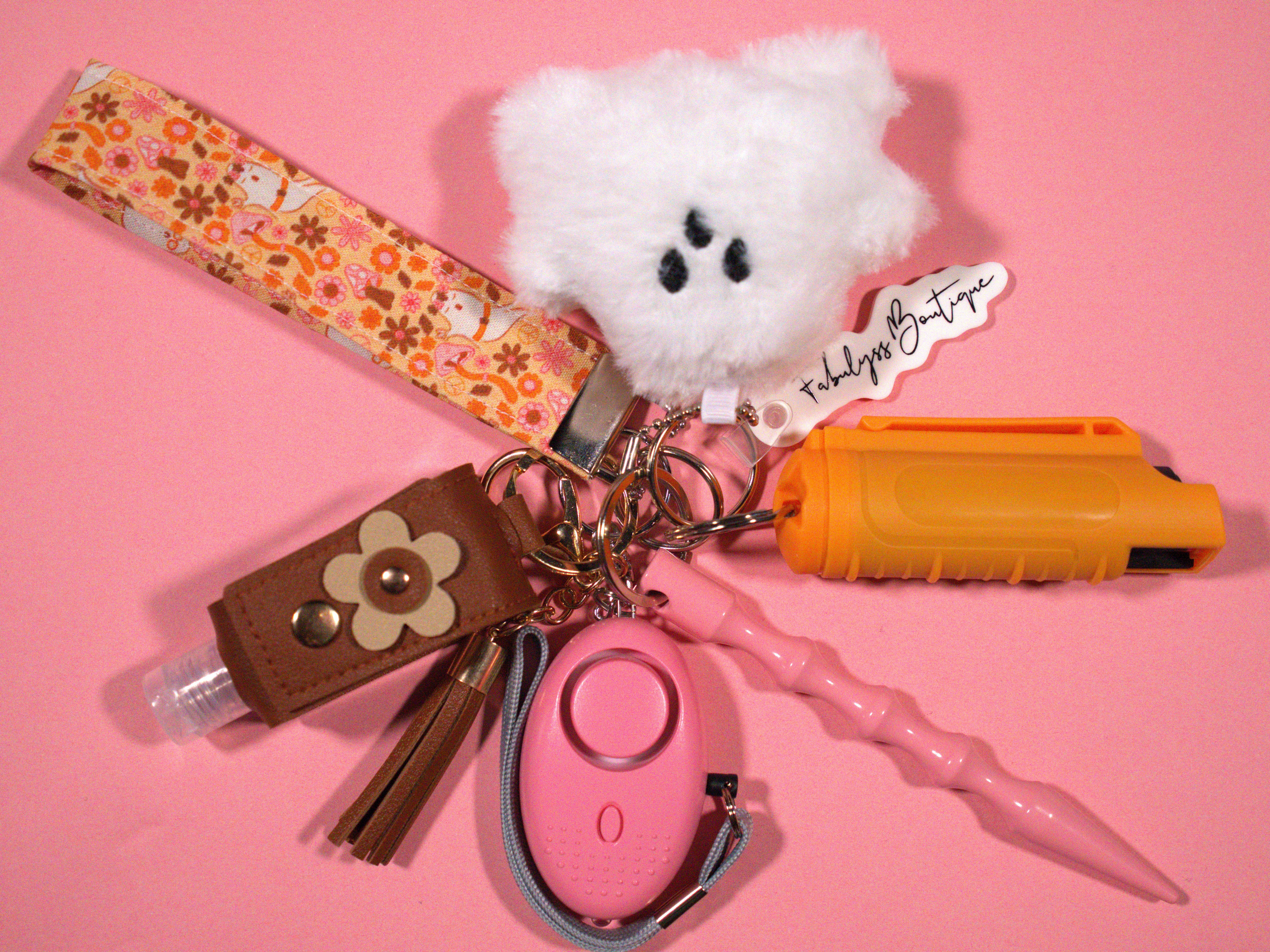 Boo-quet Safety Keychain