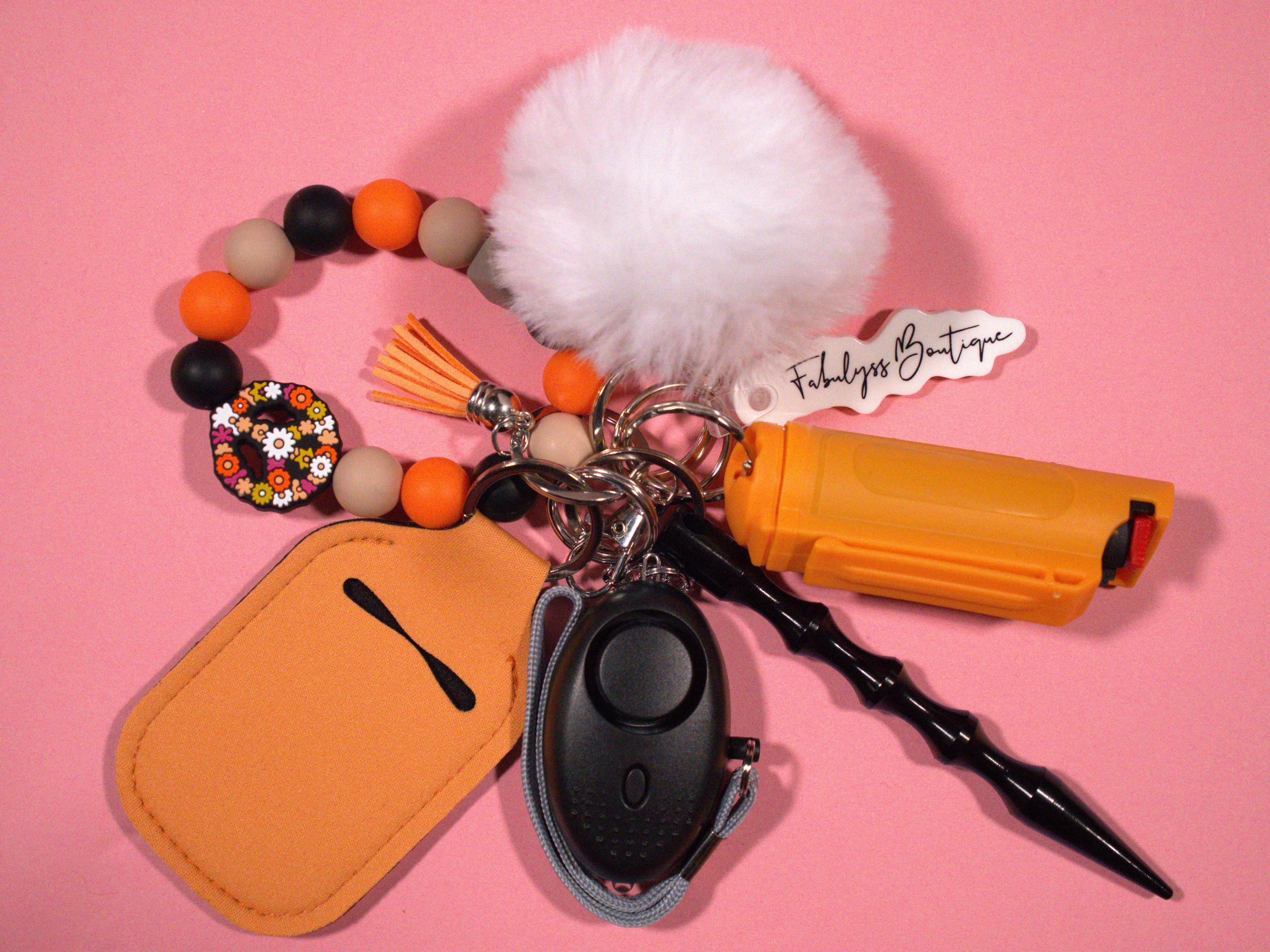 Peace-fall Safety Keychain