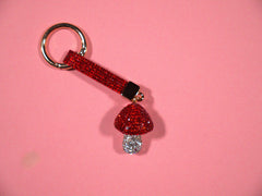 Bling Mushroom Keychain