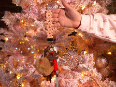 Coquette Claus Safety Keychain