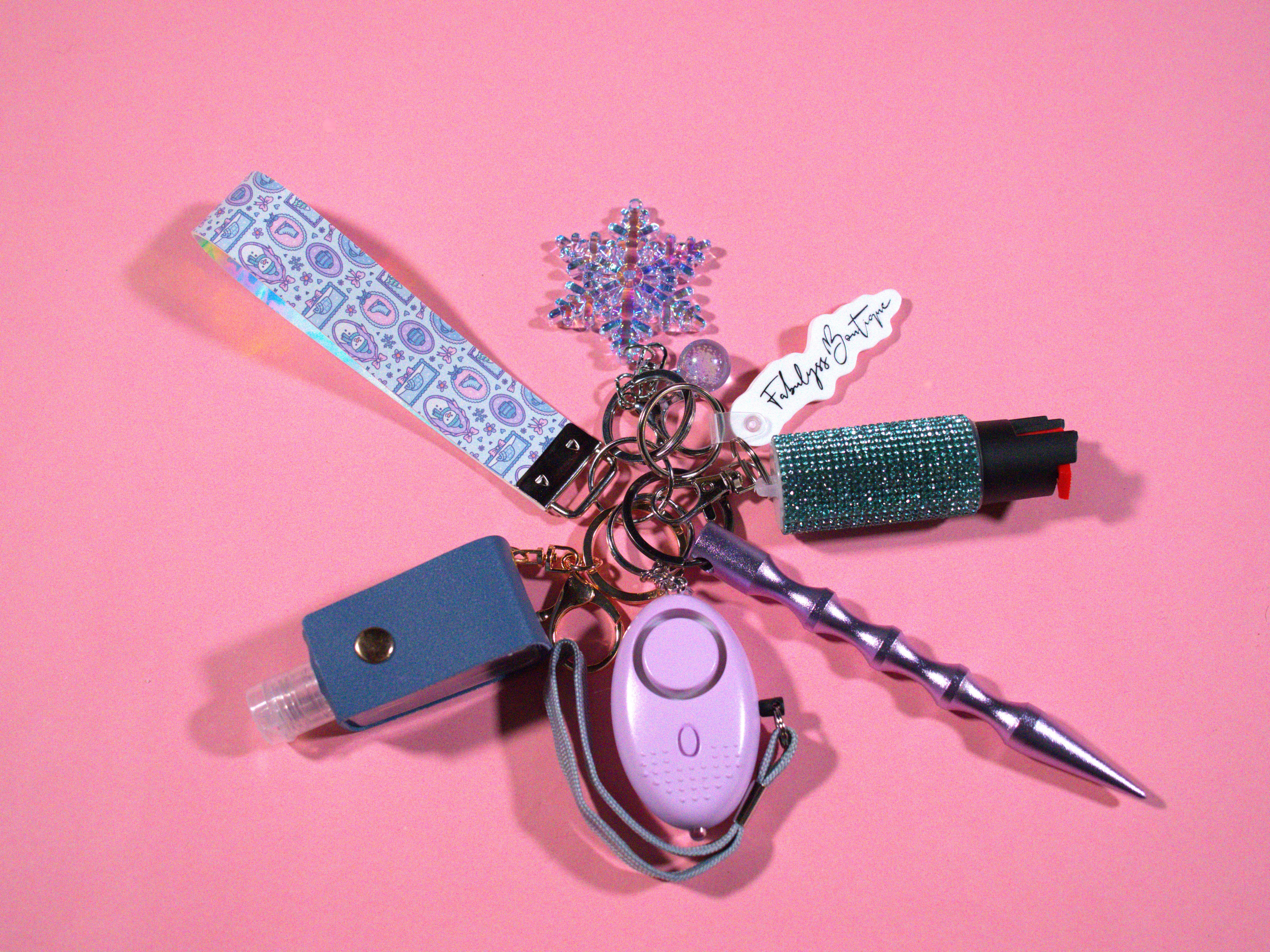 Winter Wonderland Safety Keychain