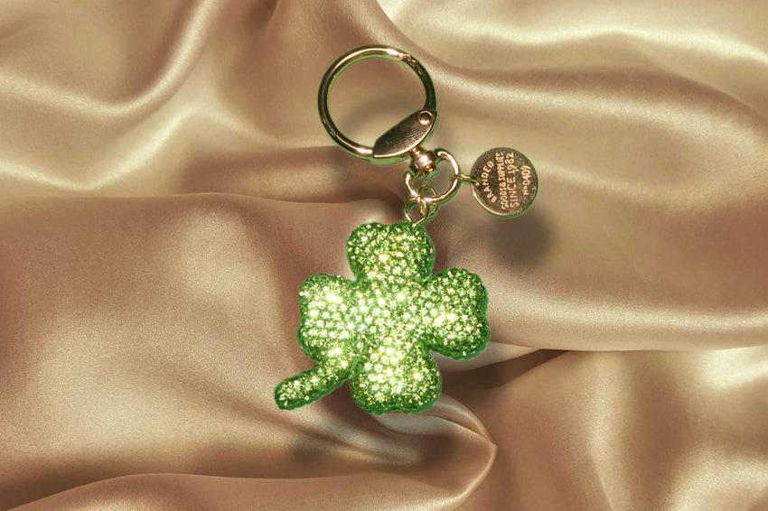 Bling Clover Keychain