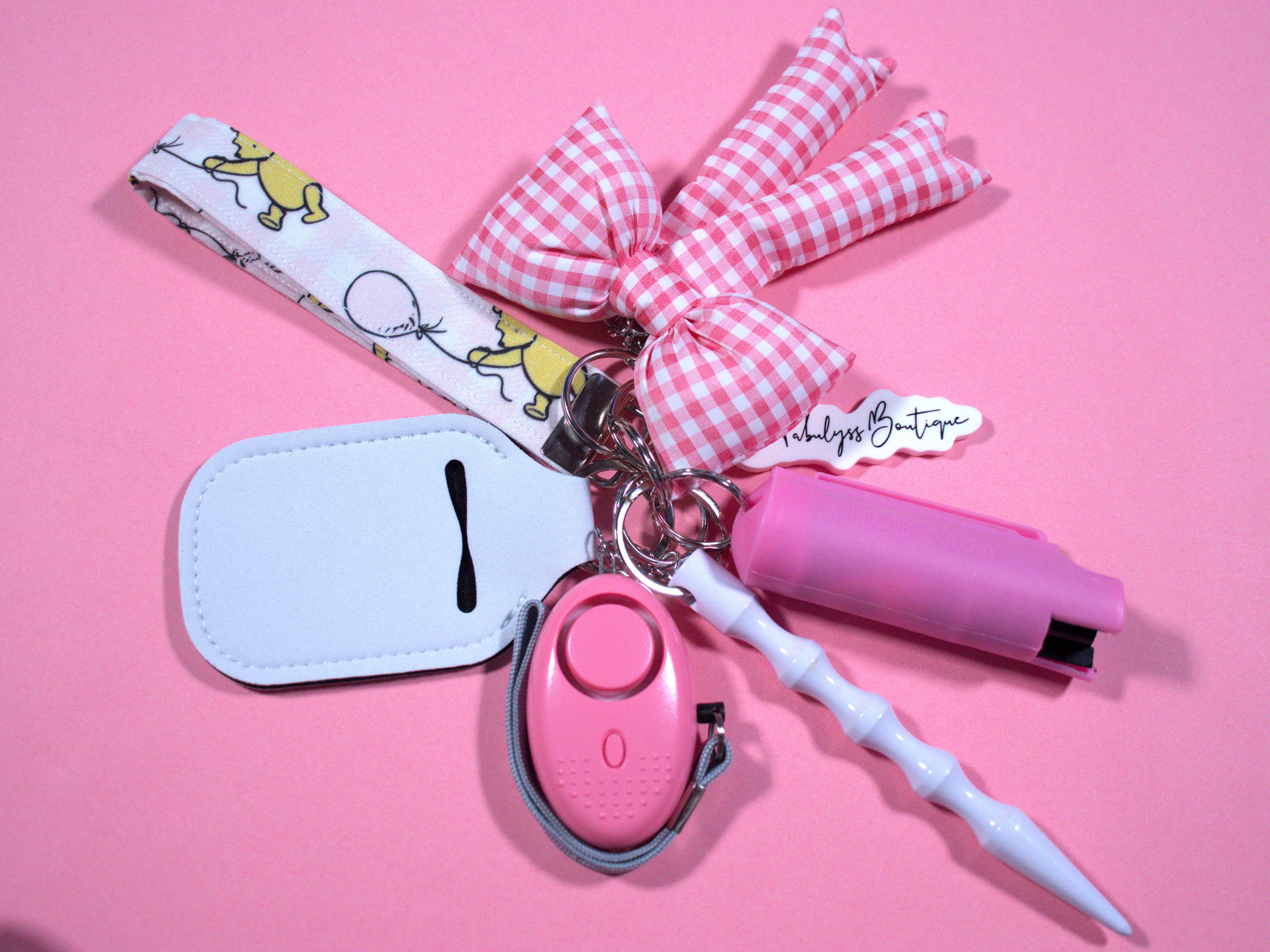 Pooh Safety Keychain