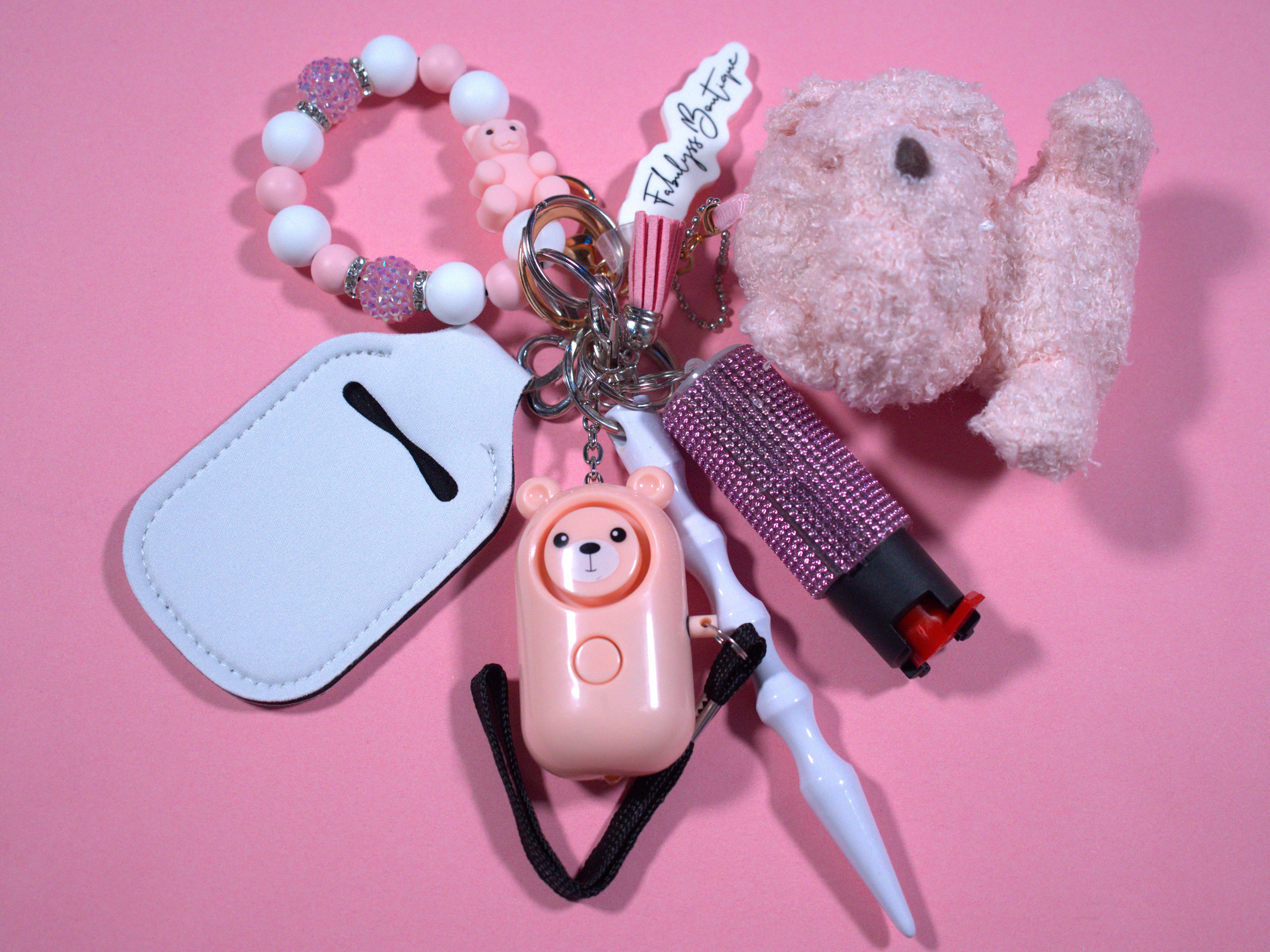 Beary Cute Safety Keychain