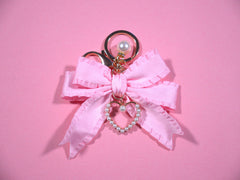 Pink Bow Keychain