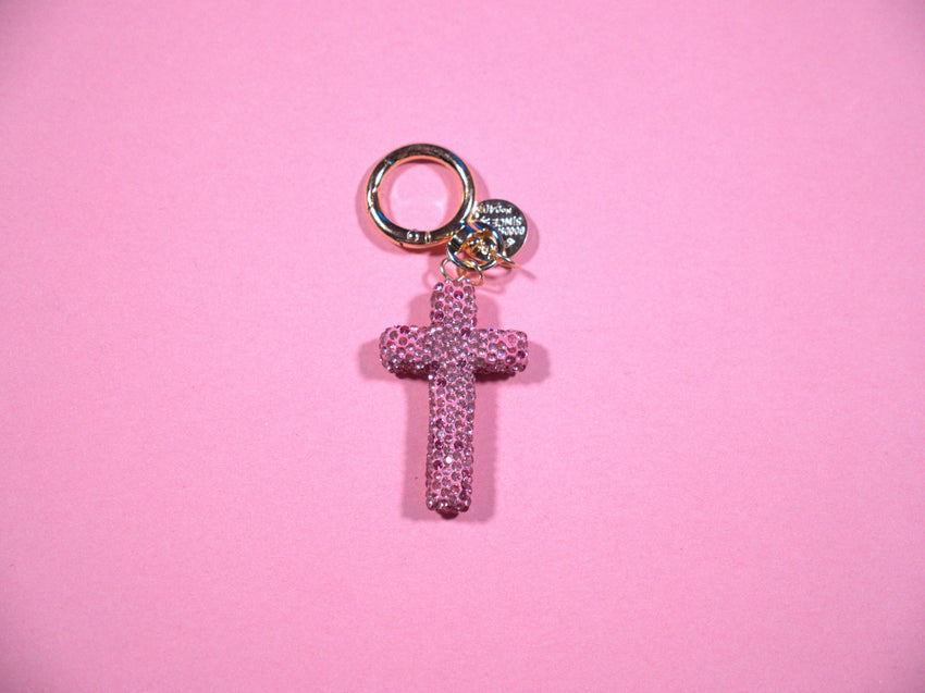 Bling Cross Keychain
