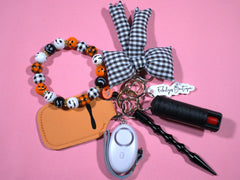 Jack-O-Lantern Safety Keychain