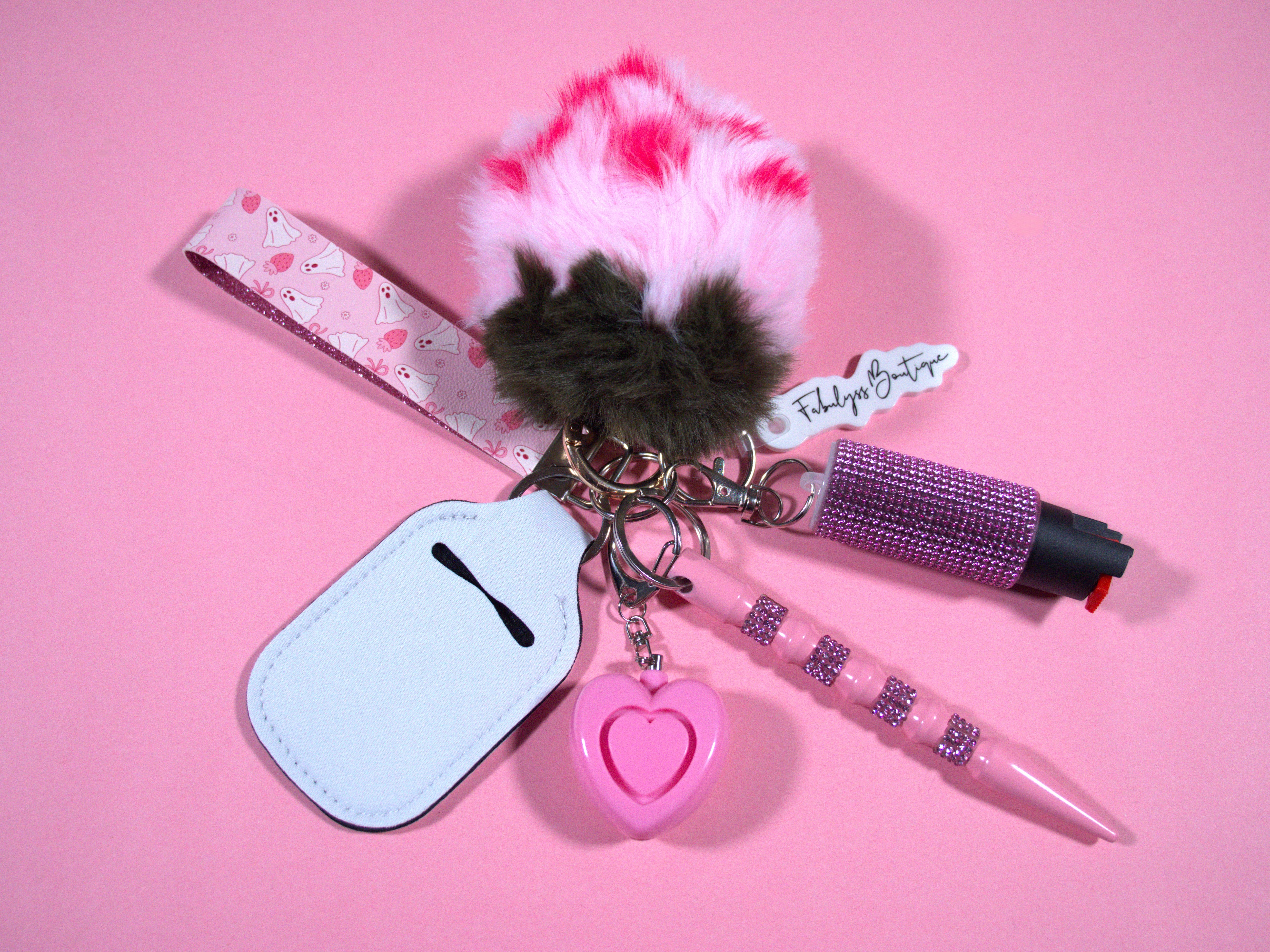 Boo Berry Safety Keychain