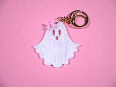 Coquette Ghost Keychain
