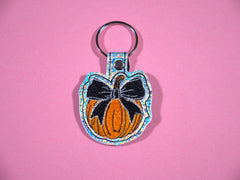 Coquette Pumpkin Keychain