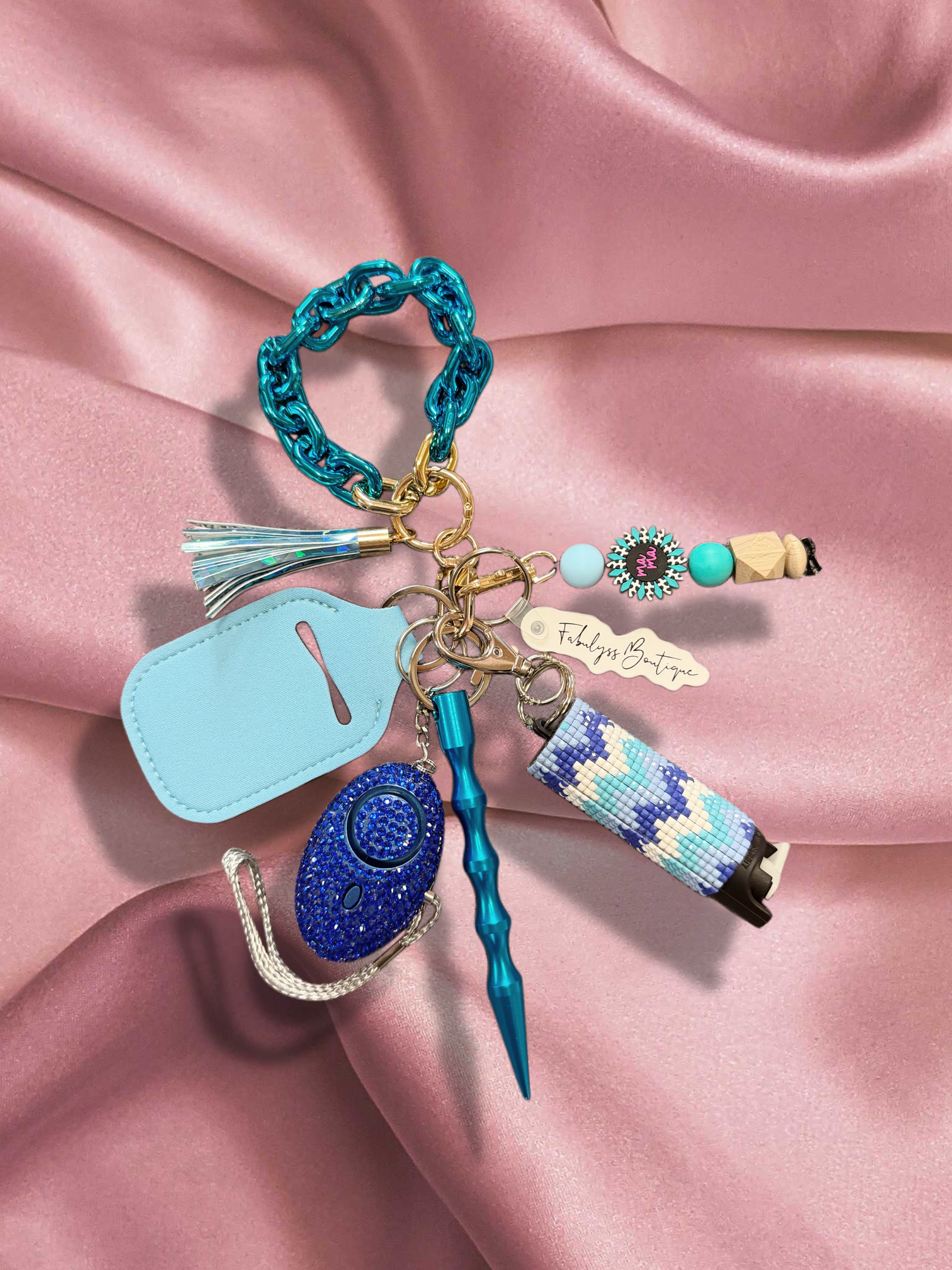 Boho Mama Safety Keychain