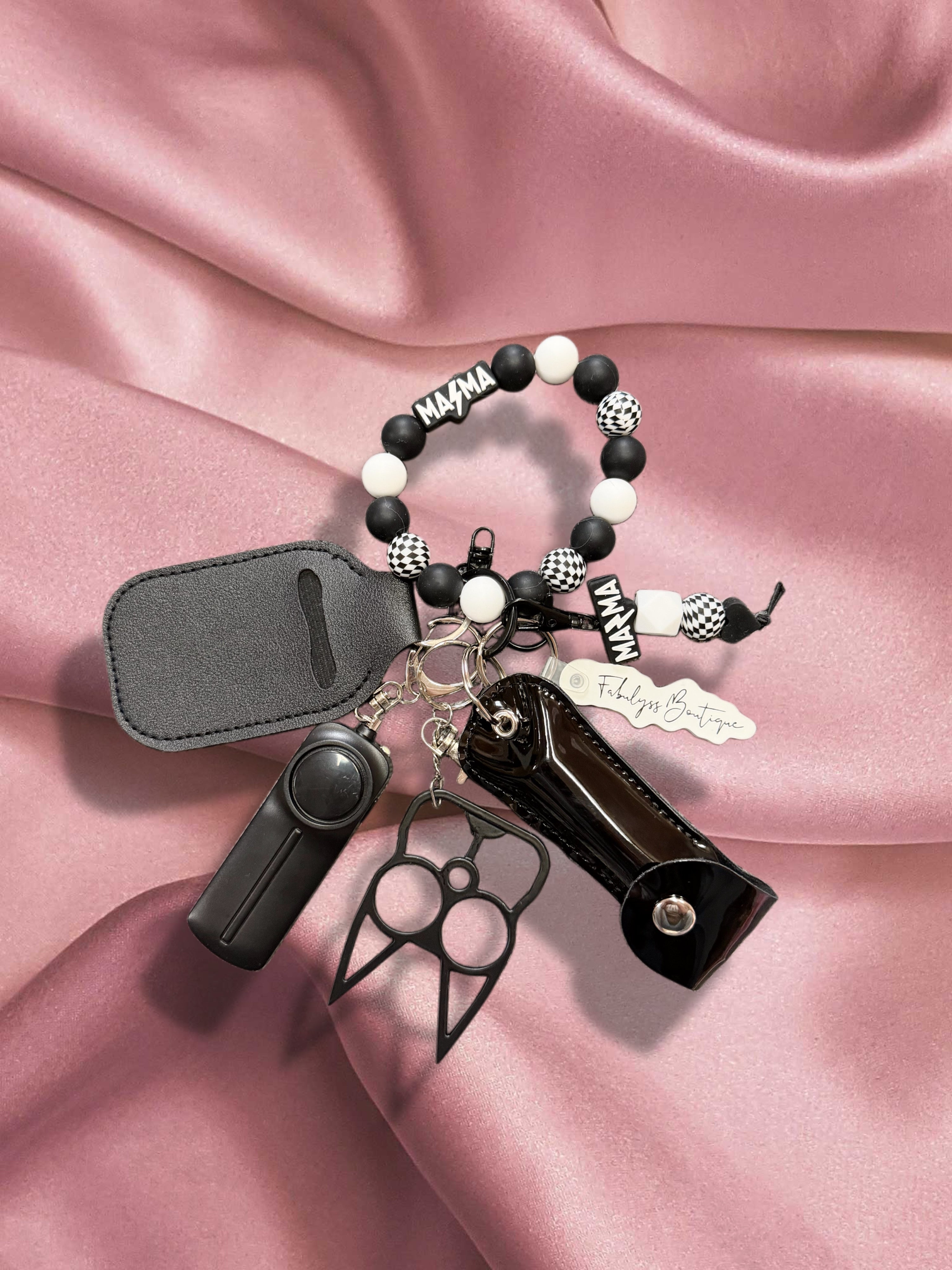 Rebel Mama Safety Keychain
