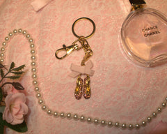 Ballerina Slippers Keychain