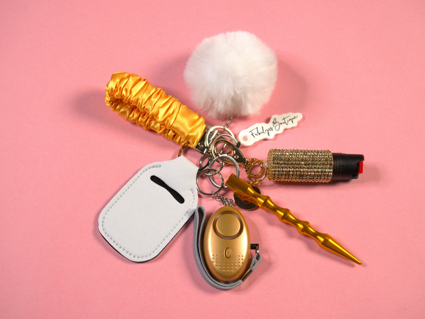 Topaz Safety Keychain (KEYCHAIN OF THE MONTH)