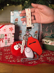 Santa's Helper Safety Keychain