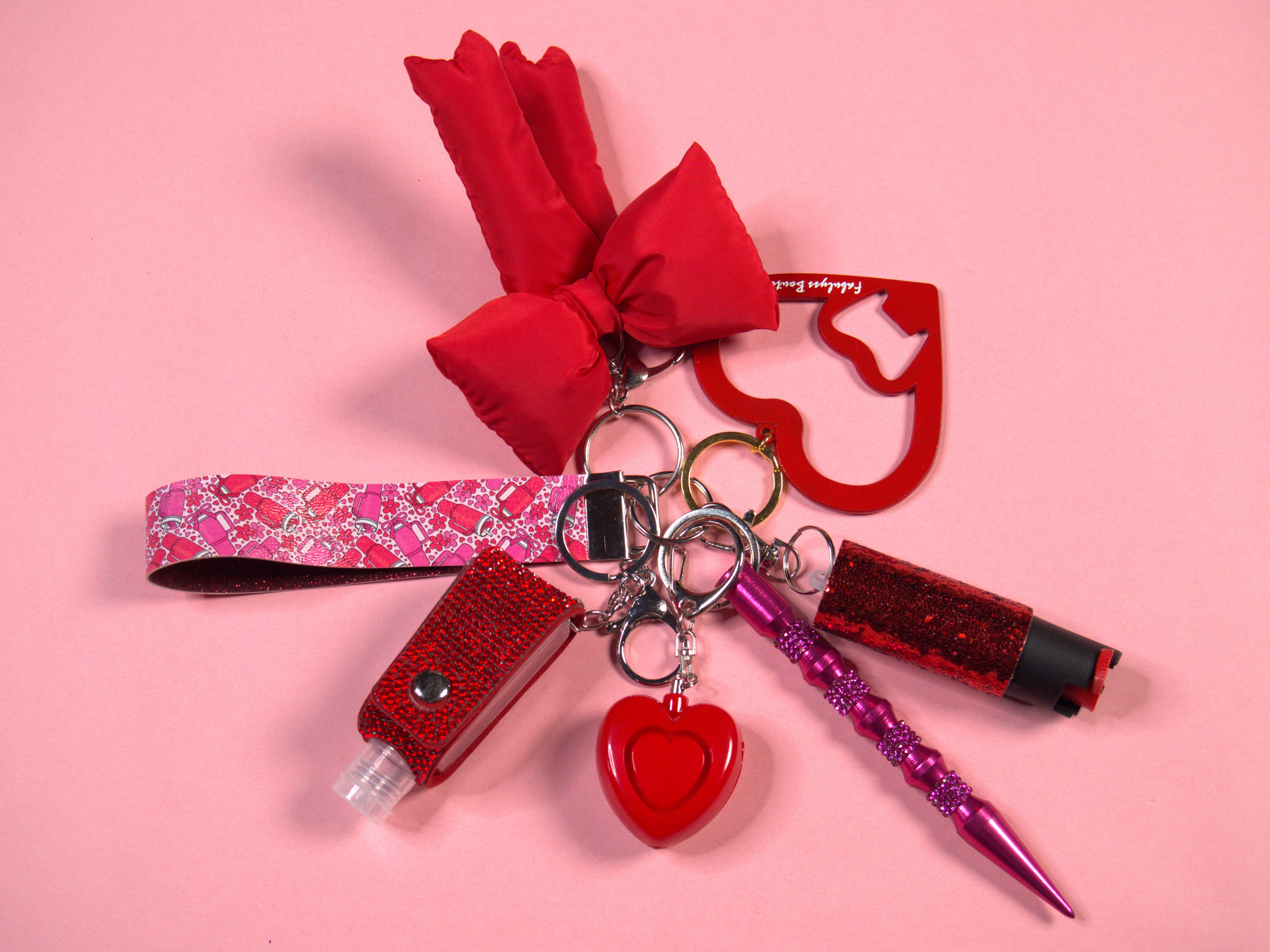 Tumbling Love Safety Keychain