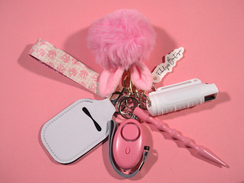 Cottontail Safety Keychain