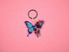 Blue Butterfly Keychain