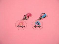 Rainbow Mama Keychain