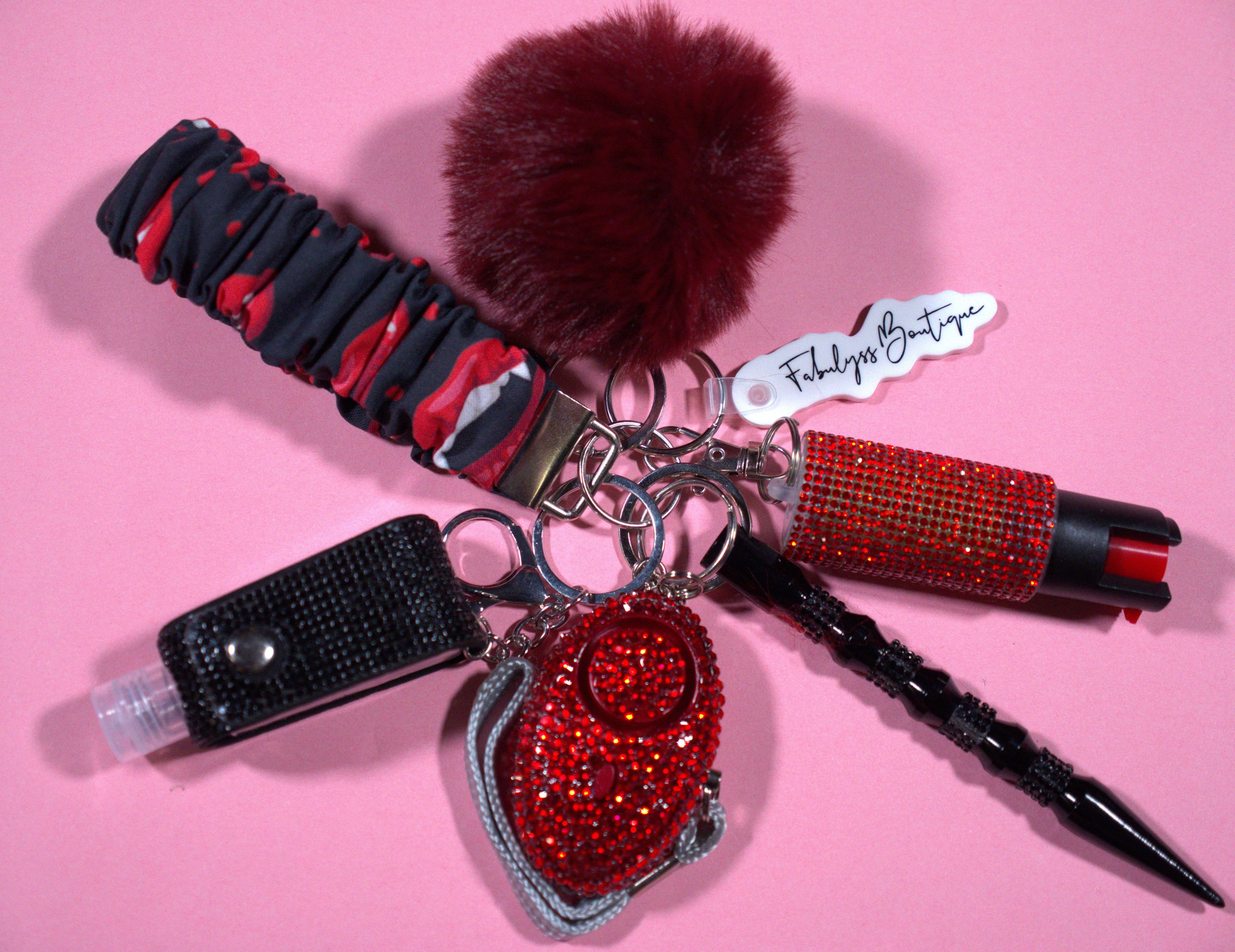 Bite Me Safety Keychain