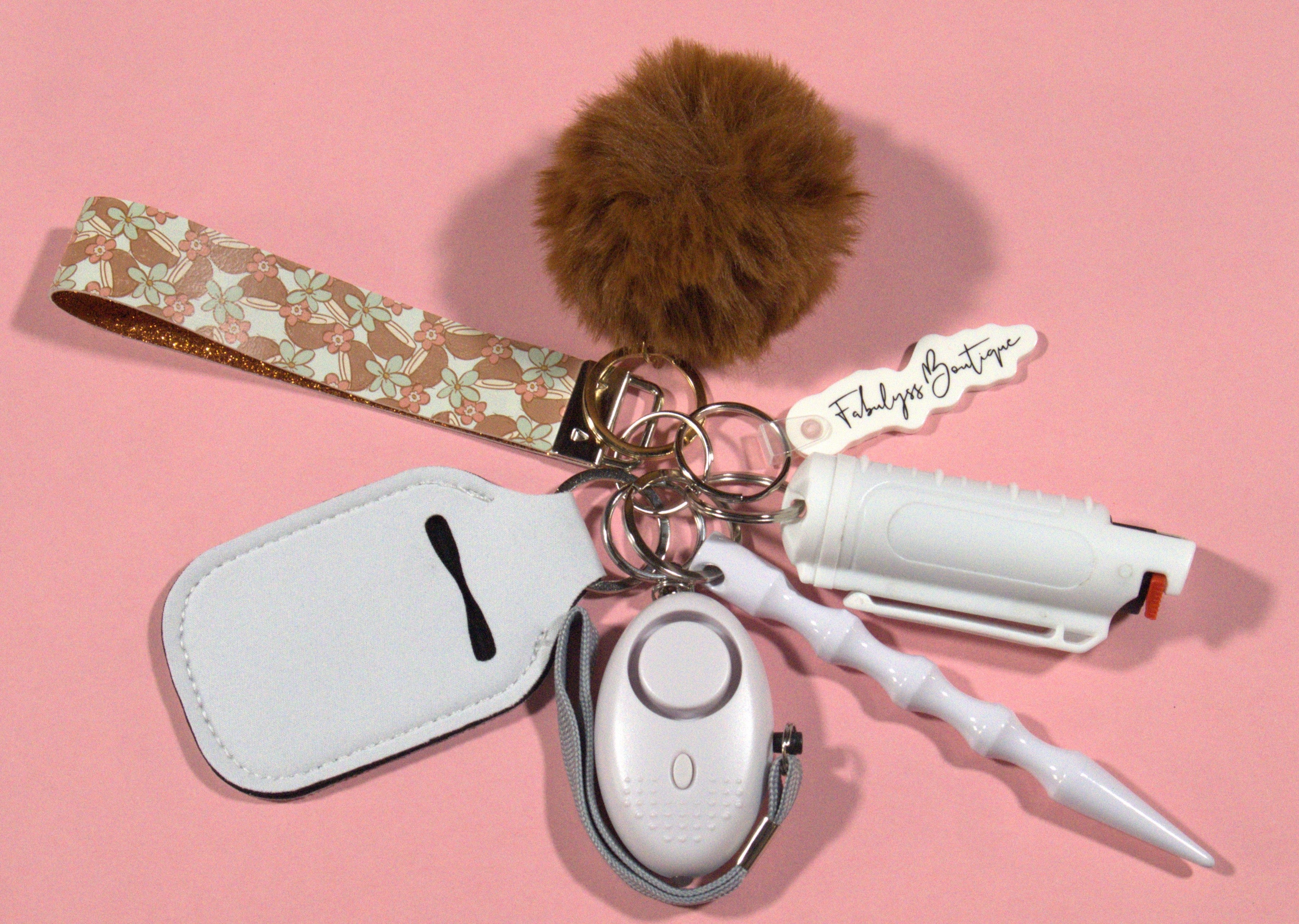 Coconuts for You Safety Keychain