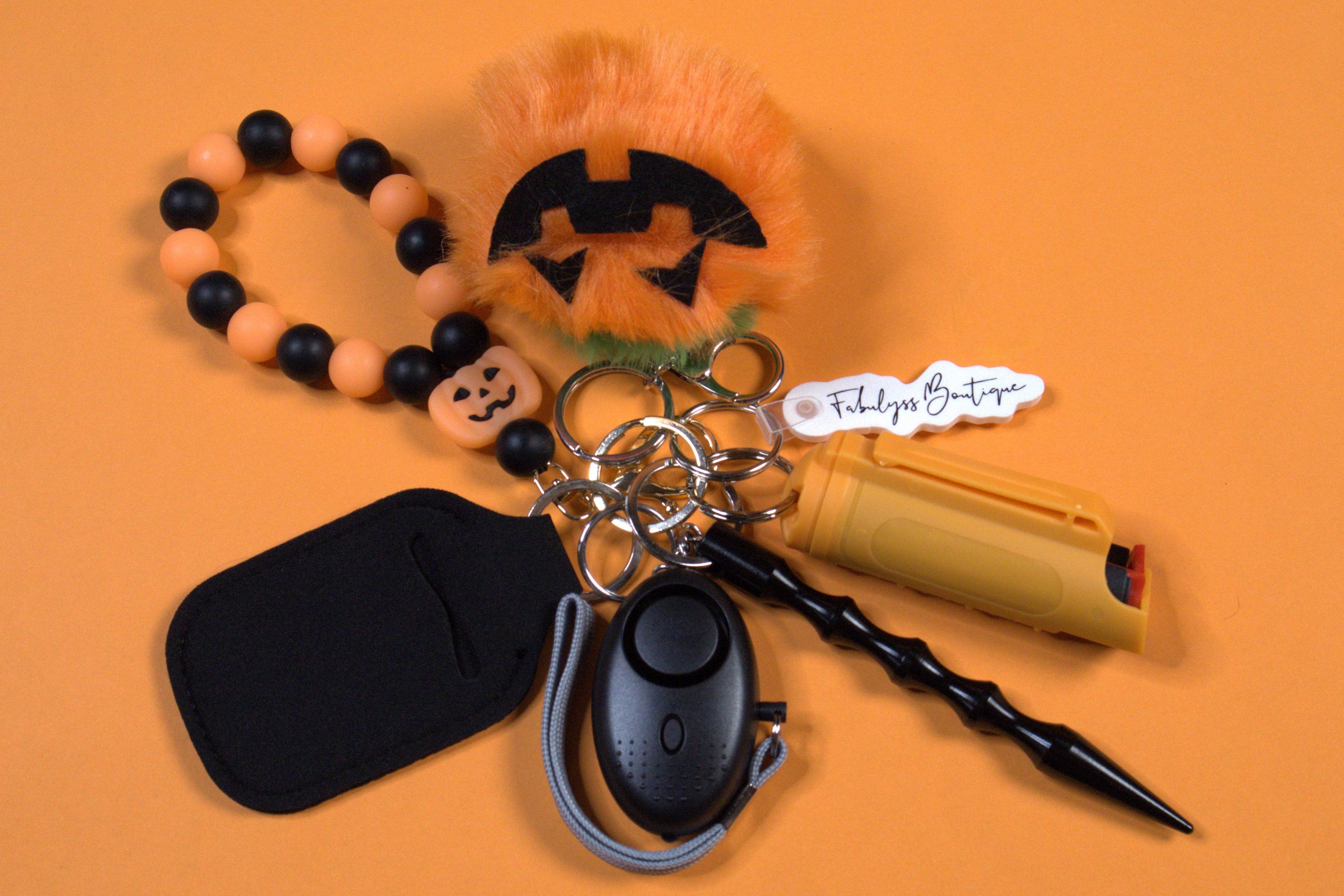 Orange You Scared Safety Keychain (KEYCHAIN OF THE MONTH)