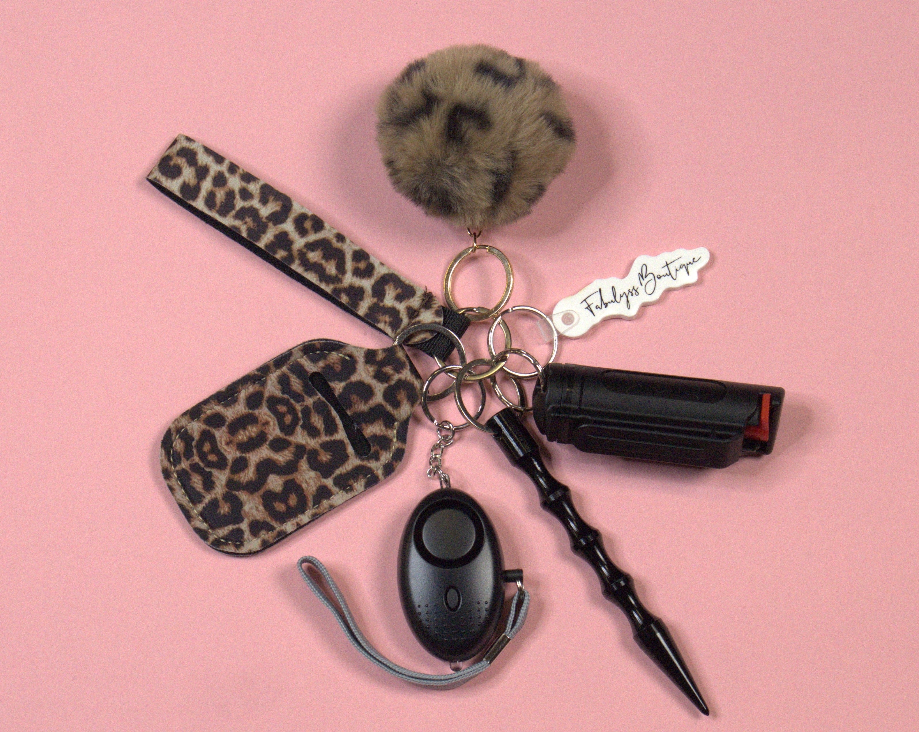 Cheetah Safety Keychain