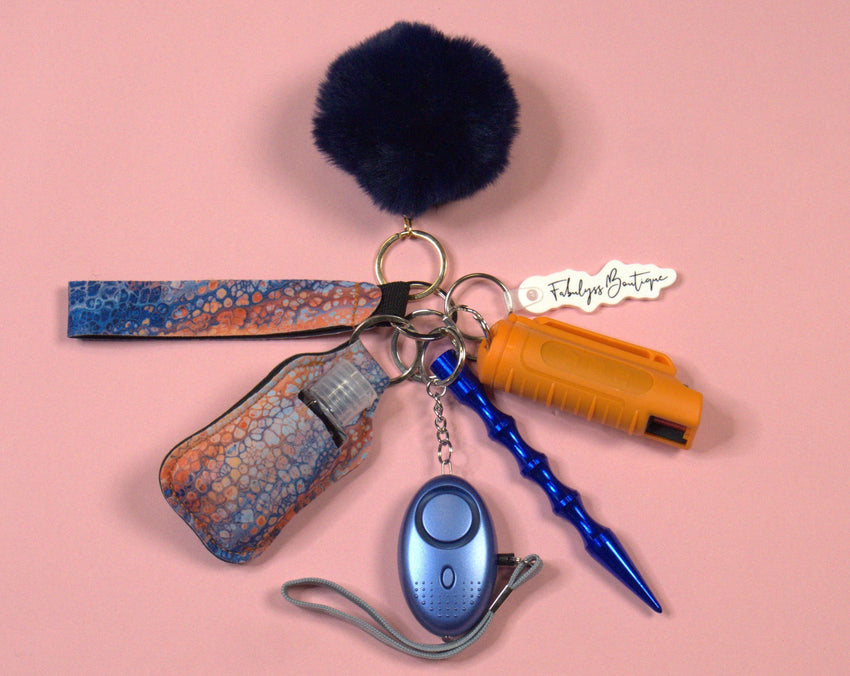 Fire and Ice Self Defense Keychain