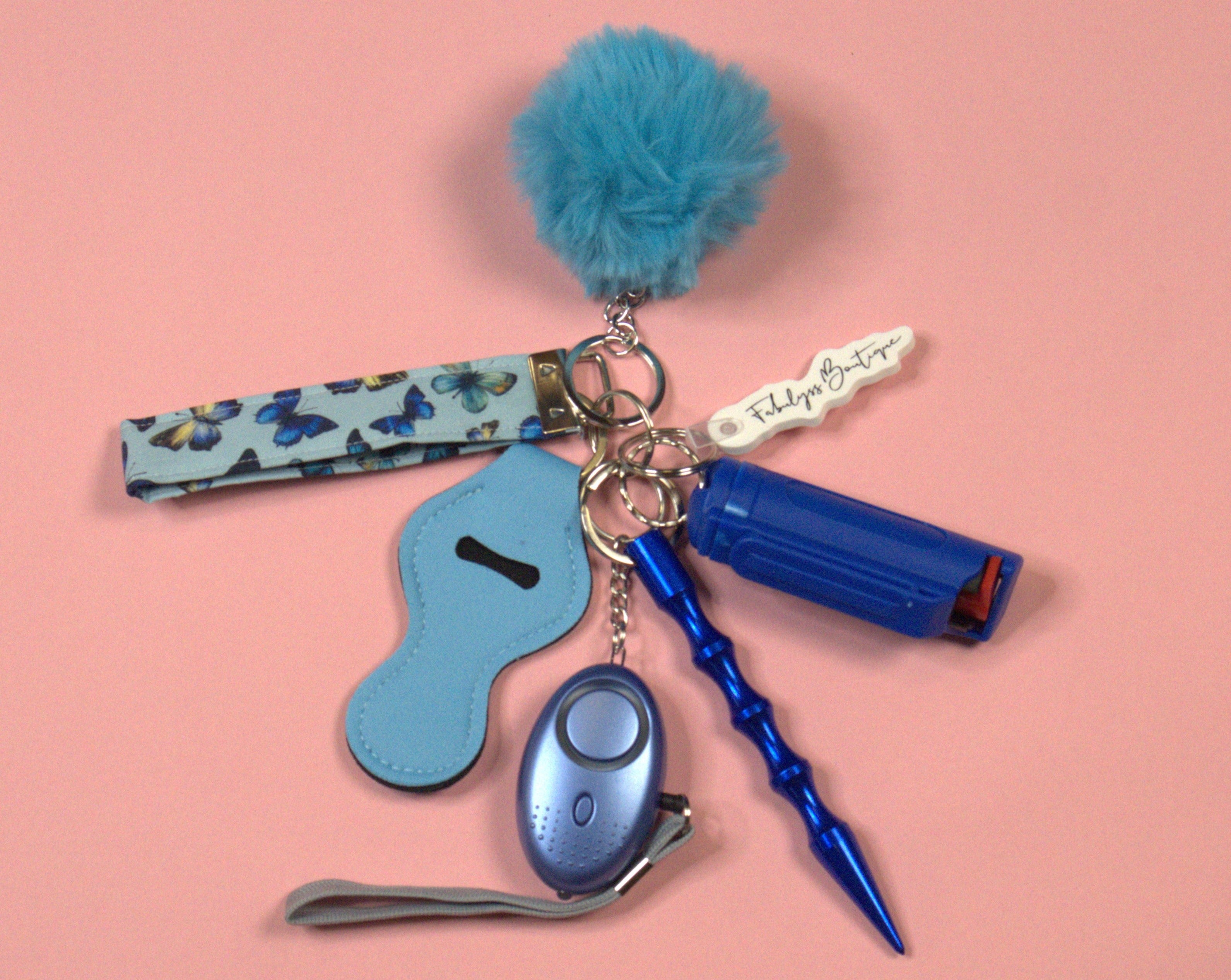 Mariposa Safety Keychain