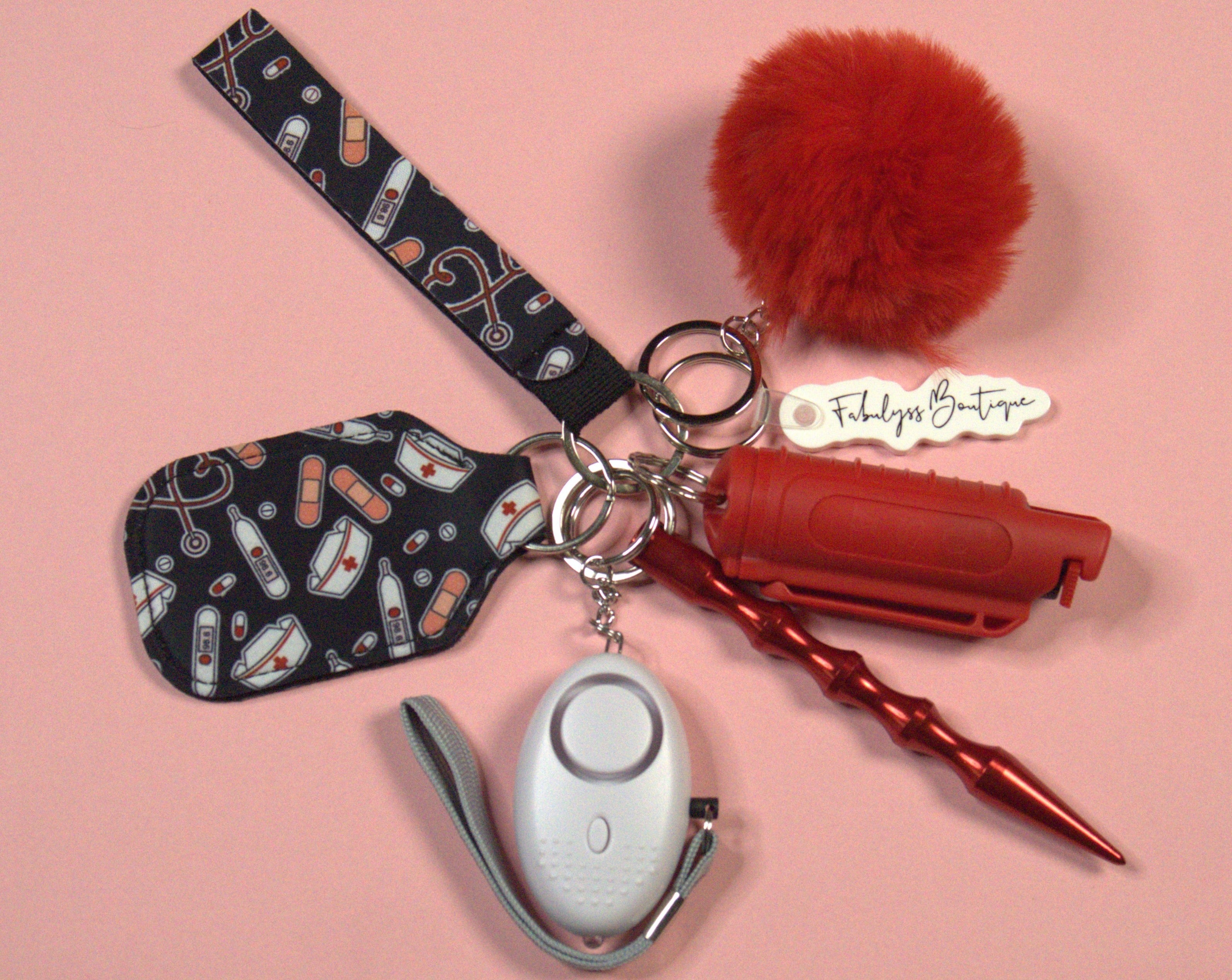 Cristina Safety Keychain